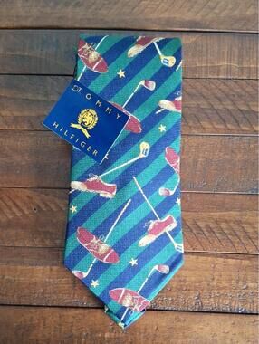 Nwt Vintage Tommy Hilfiger Golf Tie